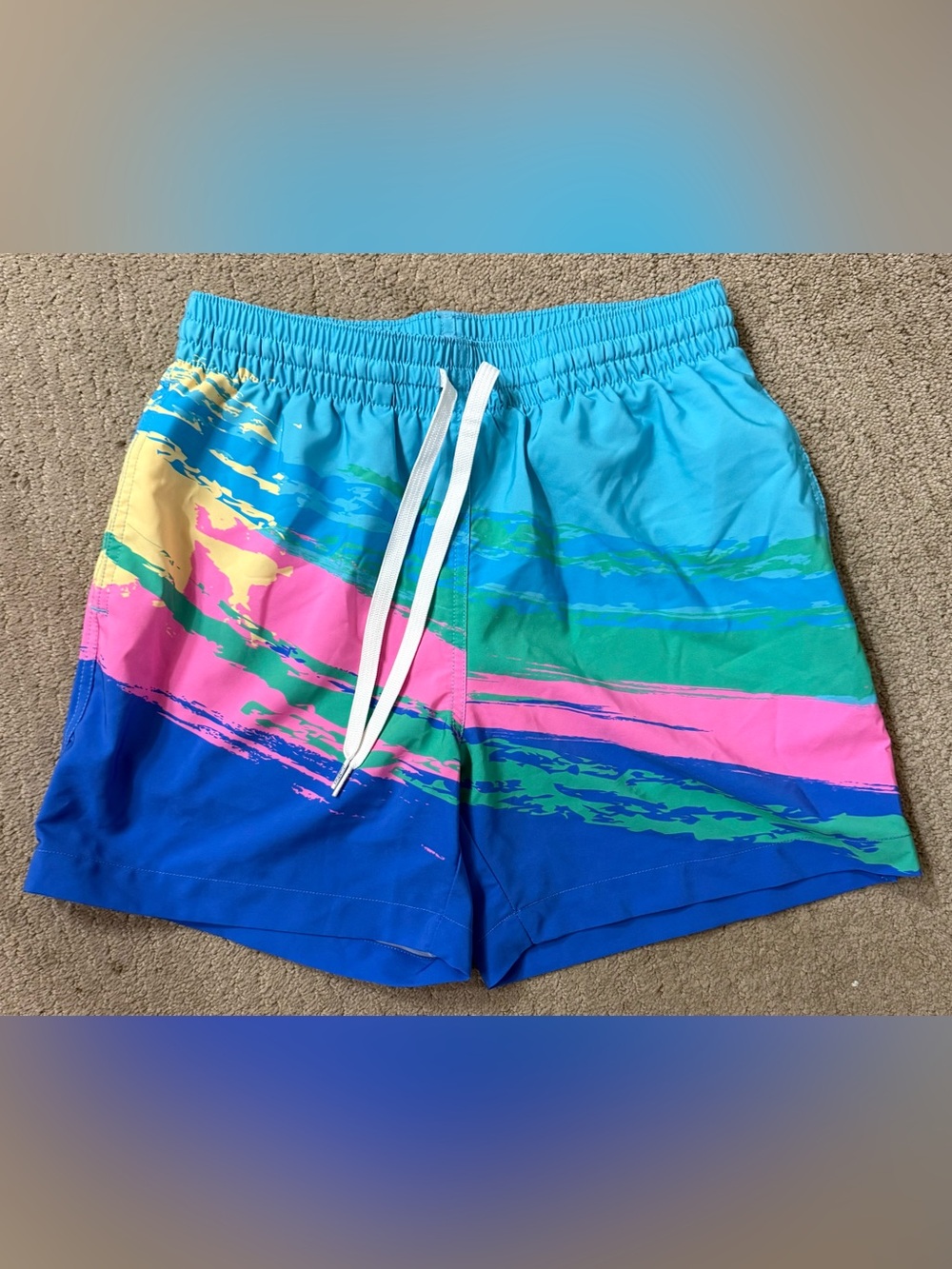 Chubbies Classic Swim Trunks The Day Rockets SZ Small